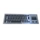 Water Resist Illuminated Metal Keyboard Front Mounting EMC Emission