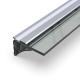 Surface Mounted Plasterboard LED Profile , Silver Extruded Aluminum LED Channel