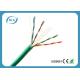 Green Long High Speed Cat6 Lan Cable For Home Use High Temperature Resistance
