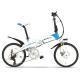 Portable 2 Wheel Foldable Electric Bike , 20 Inch Collapsible Electric Bicycle