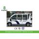 Full Enclosed Passenger Cabin Design 8seats Electric Utility Vehicle Patrol Cart With a Rear Cargo Box For Patrol