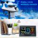 205*130*32mm Wireless Automatic Weather Station With Sensor And Rain Gauge Humidity Range 20-95% 1.8KG Weight
