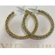 (E-70)Women's Jewelry Gold Plated Twist Cable Hoop Earrings for Women Gift