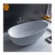 Solid Surface Faux Stone Bathtub Matte / Glossy Surface Finish