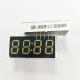 4 Digits 7 Segment Mini Led Clock Display 0.36 Inch Anode White