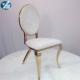 Cross Back Velvet Chair Chrome Legs Elegant White Wedding Banquet Chair