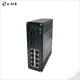 Industrial 8-Port 10/100/1000T 802.3at PoE + 2-Port 1000BASE-X Ethernet Switch