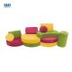 Kid'S modular foam play couch Furniture Circle Sofa With Micro Suede Fabric