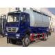 HOWO 6 Wheel Cement Carrying Trucks , 4x2 10m3 Bulk Tank Truck High Safety /