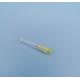 Yellow Disposable Hypodermic Needles Out Diameter 0.3mm 30G