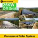 25KW Off Grid Cabin Solar Kit System Pure Sine Wave Solar Energy Converter