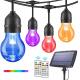 Colorful Dimmable 48FT Garden Decoration Lights With Remote Control
