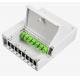 Indoor FTTH Distribution Box 8 Fibers Anti Aging UV Protection