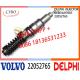 DELPHI Fuel Injector 22052765 BEBE4L07001 Fuel engine Diesel Injector 22052765 BEBE4L07001 E3.5 for VO-LVO MD13 US10