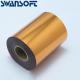 SWANSOFT 120MRoll Gold Silver Hot Stamping Foil Paper Rolls for Laminator Laminating Heat Transfer on Laser Printer Diy