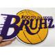Basketball Team Chenille Letterman Patches For Varsity Jackets Die Cut Edge