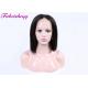 Natural Black Bob Wig Cut Brazilian Human Hair 360 Lace Wig Short Length