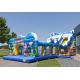 Blue Sea Customized Commercial Inflatable Slide With Waterproof PVC Material