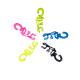 Multicolor Plastic Hose Clips High Visibility Large Size For Breathing Regulator