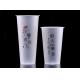 90mm Caliber Milk Tea Disposable Plastic Cups Frosted Surface 500ml 700ml