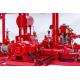 NFPA20 Accordance Fire Pump Skid Package With Split Case Fire Pump Sets 150PSI