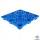 HDPE / PP Recycled Plastic Pallets Blue Light Duty Plastic Pallet With Nine Foot 1100*1100*120mm