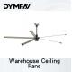 PMSM Motor Big HVLS Fans 5m 6.1m 7.3m Wide Blade HVLS Big Commercial Ceiling Fan