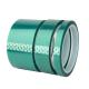 Green 0.05mm Polyester Adhesive Tape Silicone For Powder Coating