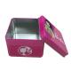 Promotional Metal Square Tin Box Watch Gift Tin Packaging Containers CMYK Printed Square Metal Boxes