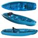 China Cheap HDPE Sit On Top Plastic Boat Canoe Single Seat Kayak Sea Wholesale