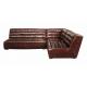classical America style antique leather sectional sofa