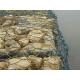 60x80mm Stone Cage Wire Mesh Low Carbon Steel Riverbed Stabilization Gabion Pad