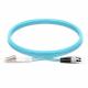 LC UPC to FC UPC Duplex 2.0mm 10G OM4 Fiber Optic Patch Cable for 10G,40G,100G