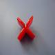 Red POM Plastic Molding Services Customized Services Size 5mm~100mm