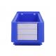Customized Color Plastic Shelf Bin with Divider The Perfect Addition to Any Workshop