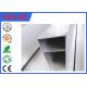 Railway Cable Channel Aluminum Extrusion Profiles Section Square Tube with