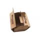 Circular / Oval Shaped Plain Brown Kraft Cardboard Boxes With Drawers Foldable