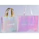 Gift Tote Non Woven Shopping Bag Holographic Metallic Shiny Laminated Iridescent