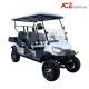 Green Color Steel 4 Seat Electric Golf Cart Lithium Battery Lifted