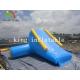 U / V Shape 0.9mm PVC Tarpaulin Inflatable Big Air Slide For Water Yelow / Blue