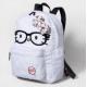 canvasKitty backpack-brand bag-cute design school bag-canvas beautifull promotional baggae