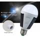 7W 12W led bulb solar emergency rechargeable lamp E27 Li battery CE isolated driver 5630 chip Epistar 80LM 80RA PC cover