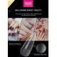 500pcs Sharp Shape Matte Lady French Style Artificial False Nails Half Tips and Full Cover False Nail