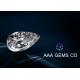 Pear Cut White Moissanite Loose Diamonds For Handbags 5mm x 8mm