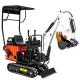 Multifunctional Farm Mini Digger Excavator 0.8T Small Scale New Condition
