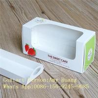 Gift 350g White Display Paper Box For Chocolate Packaging With Window