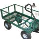 Tools Heavy Duty Steel Mesh Yard Garden Jumbo Crate Wagon Utility Garden Trolley Cart