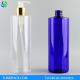 500ml clear plastic bottle, 500ml blue plastic bottle, 500ml cylinder round plastic bottle