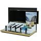 Supermarket PVC Acrylic Tabletop Product Display Stands CMYK