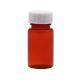 Collar Material PET 15mL Round Shape Plastic Bottle for Solid Tablet Capsule Storage